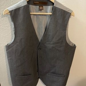 Perry Ellis Vest XL Grey Great Condition